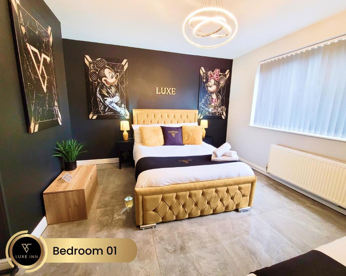 Nr Birmingham City Centre, 5 Bed, Luxe Inn Exteriör bild