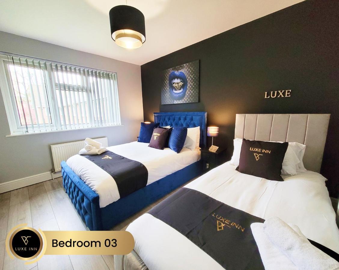Nr Birmingham City Centre, 5 Bed, Luxe Inn Exteriör bild