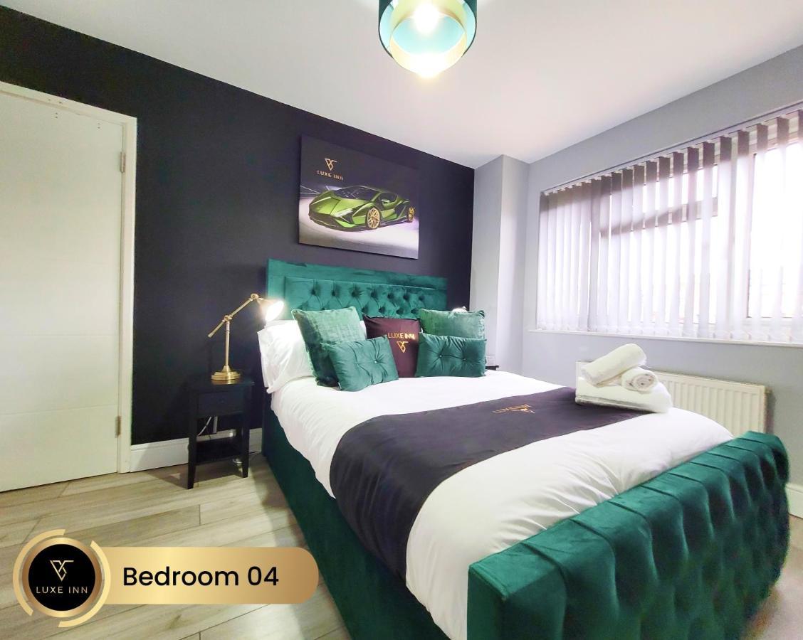 Nr Birmingham City Centre, 5 Bed, Luxe Inn Exteriör bild